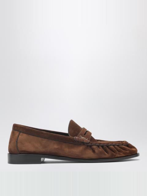 Le Loafer Dark Havana suede loafers
