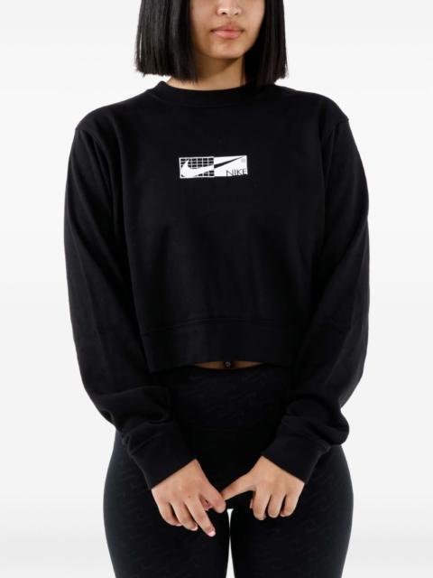 box-logo fleece sweatshirt
