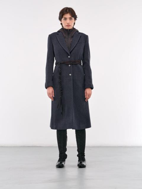 Ceramic Button Long Coat