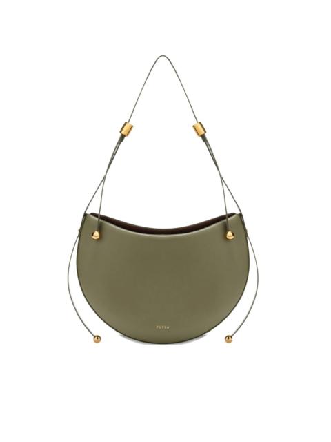 small Moonstone leather shoulder bag