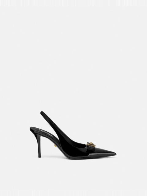 Gianni Ribbon Slingback Pumps 85 mm