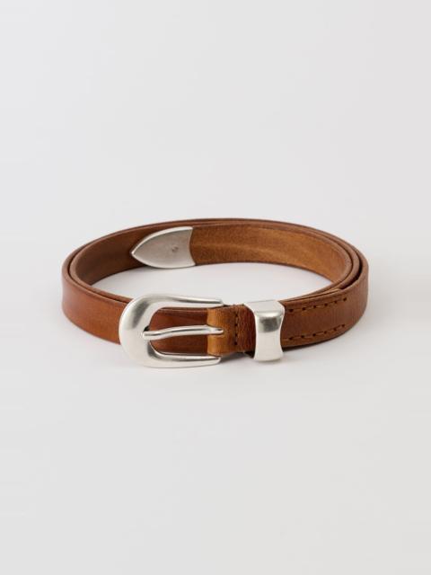 2 cm Belt Cognac Leather