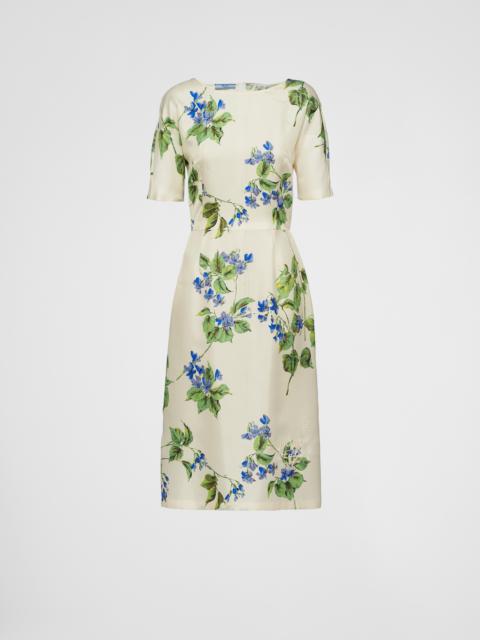 Re-Edition 2003 printed silk twill dress