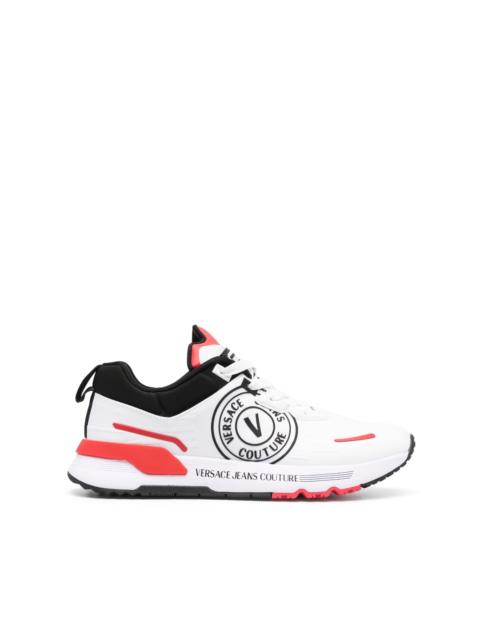 V Emblem lace-up sneakers