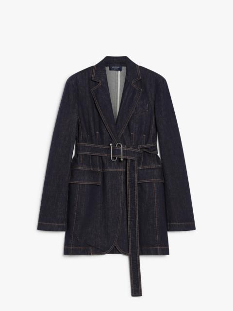 DOMINO Oversized denim blazer