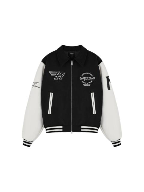 Represent Racing Team Varsity Jacket Black/White
