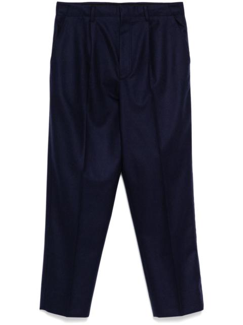 tapered-leg trousers