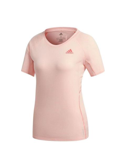 (WMNS) adidas Own The Run T-Shirt 'Pink' FT6451