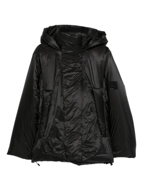 hooded padded coat