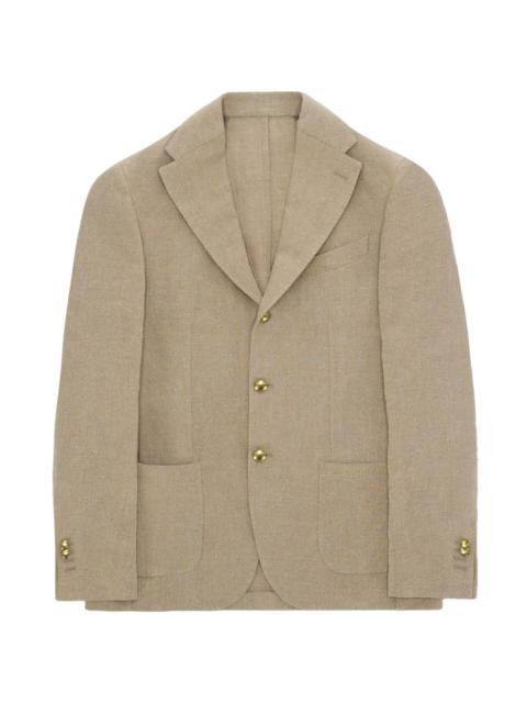 Mag patch-pocket blazer