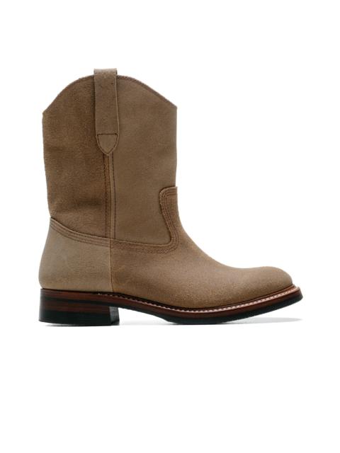 Duke Roper Boots Horween Leather CXL Natural Roughout