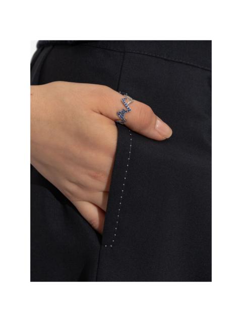 crystal-embellished ring