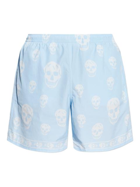 skull print swim shorts