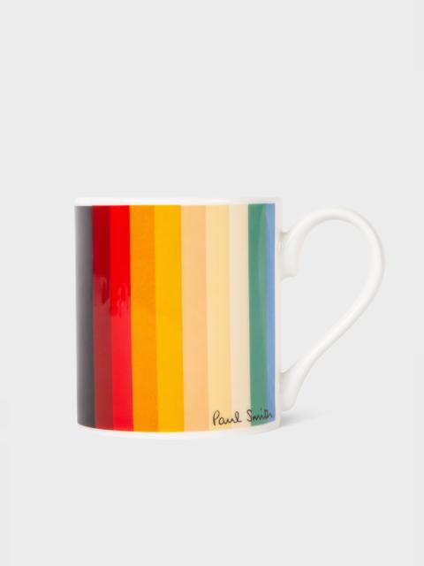 Bold Stripe Bone China Mug