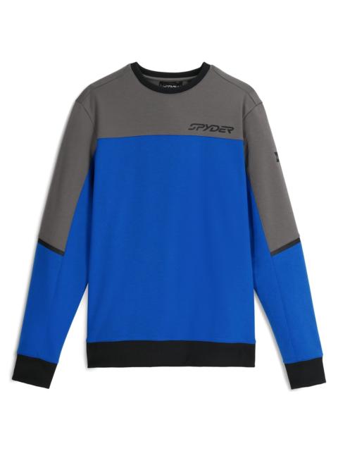 Mens Speed Fleece Crew Jacket - Cobalt