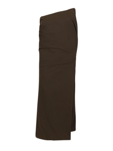 STRUCTURED SKIRT COCOA