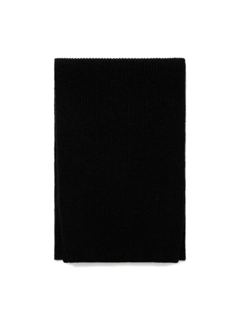 ribbed-knit scarf