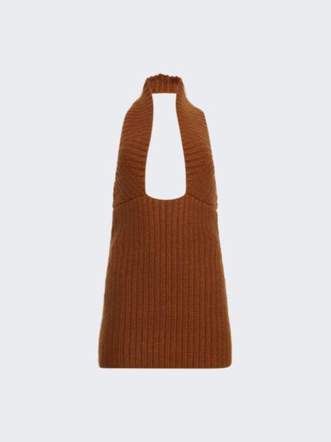 Lennox Knit Cutaway Mini Dress Toffee