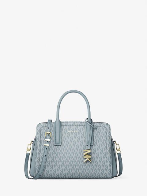 Laila Small Signature Logo Satchel