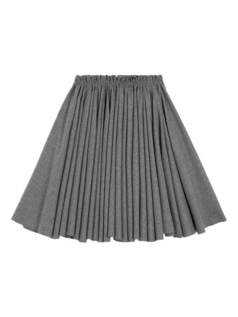 Corolla wool midi skirt
