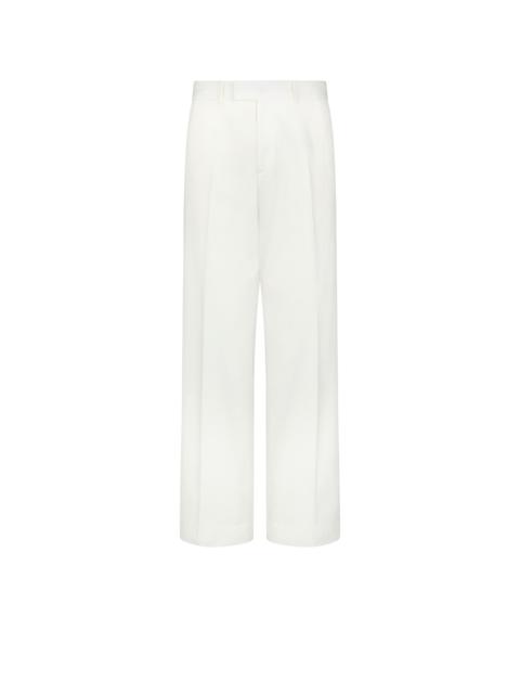 COTTON DRILL WIDE LEG PANT