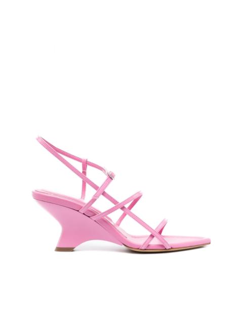 Gia26 70mm leather sandals