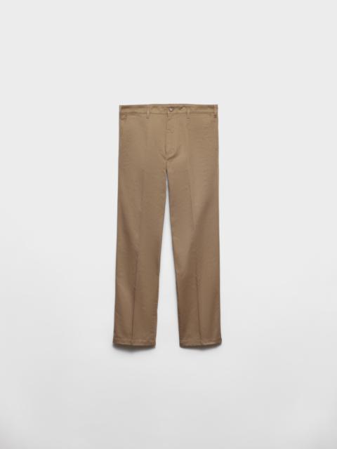 Cotton chino pants