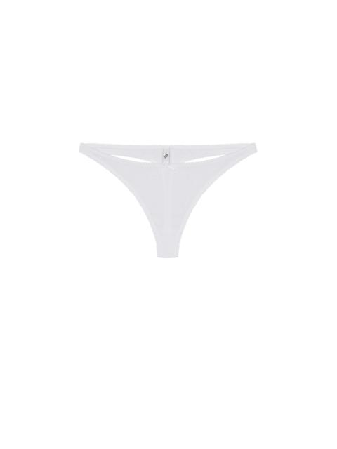 The Thong: Cotton Jersey White