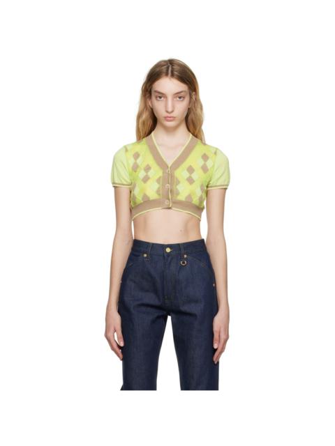 Green & Beige 'Le Cardigan Toledo' Cardigan