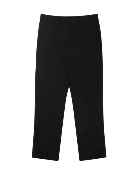 SLIM TROUSER BLACK COTTON