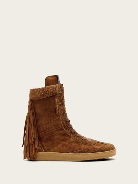 LOUISE SUEDE FRINGE SNEAKERS