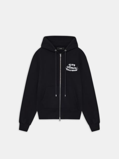 CLUB AMIRI ZIP HOODIE