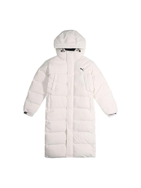 PUMA Long Cut Hoodie Coat 'White' 928651-02
