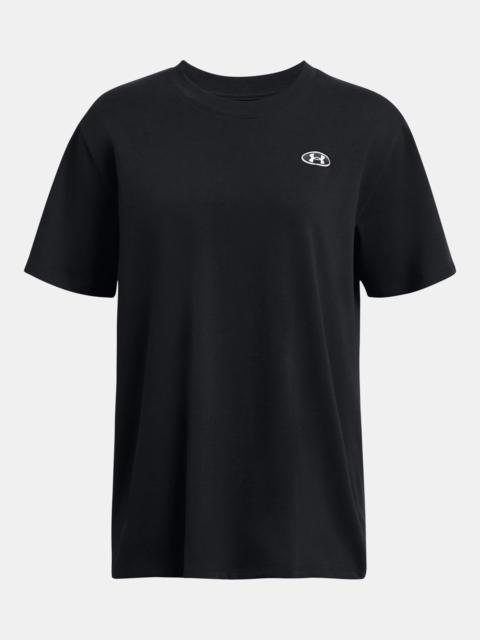 Women's UA Heavyweight Embroidered Patch Boyfriend Oversized Short Sleeve
