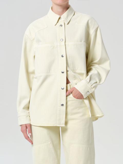 LARIA SHIRT (FLYWEIGHT) IN LEMON ZEST