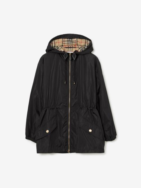 Nylon Lightweight Hooded Jacket