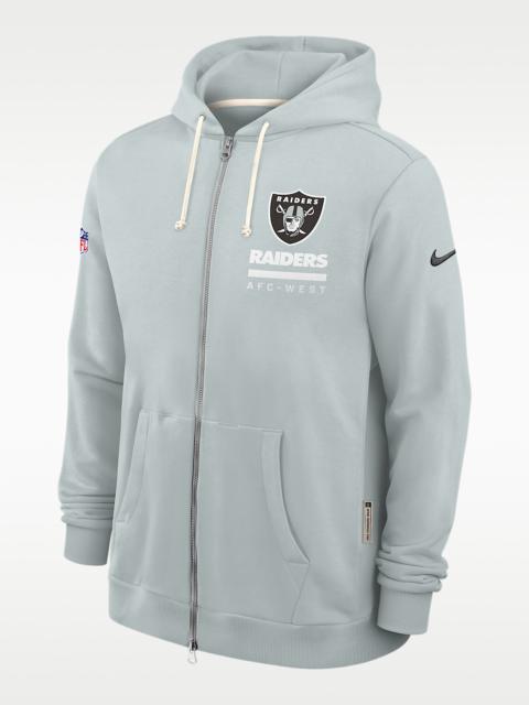 Las Vegas Raiders Utility Player Sideline Men's Nike Dri-FIT NFL Full-Zip Hoodie