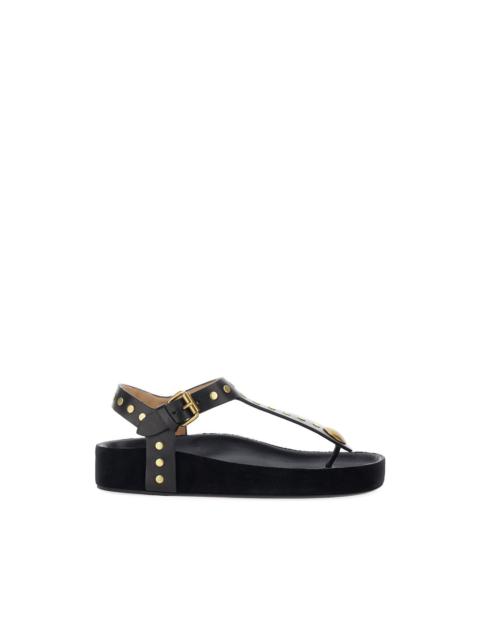 stud-embellishment sandals