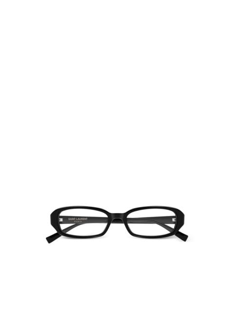 rectangle-frame glasses