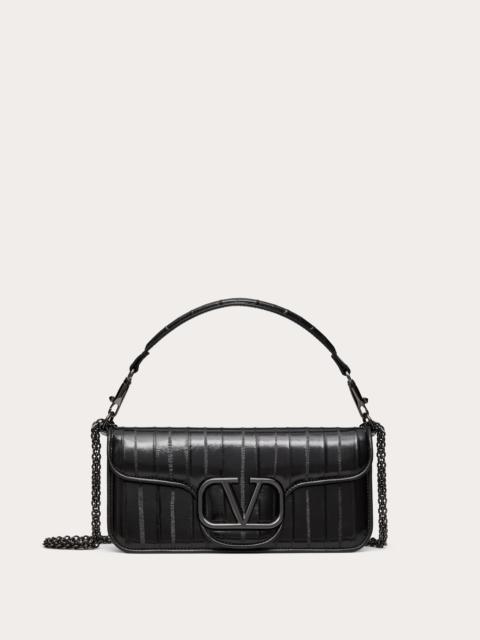 VALENTINO GARAVANI LOCÒ SHOULDER BAG IN EEL SKIN