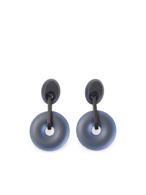 geometric drop earrings