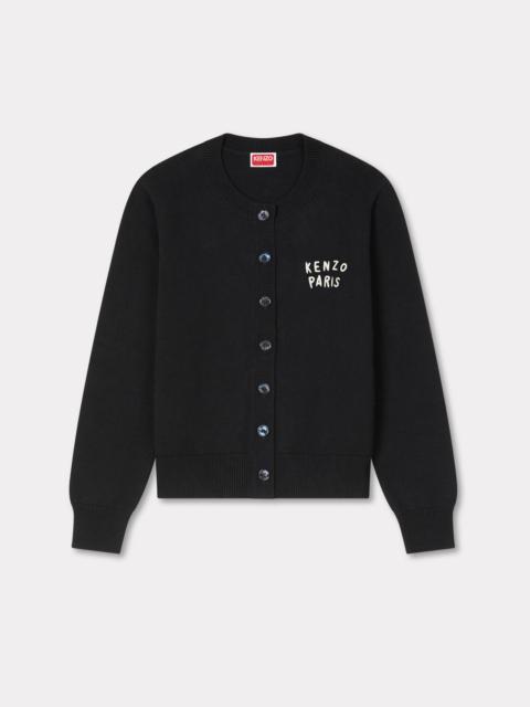 'KENZO Boke Heart' cardigan in cotton wool