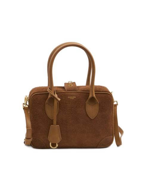 Vita zip-top leather tote bag
