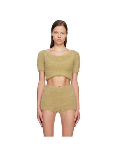 Beige Modular Sweater