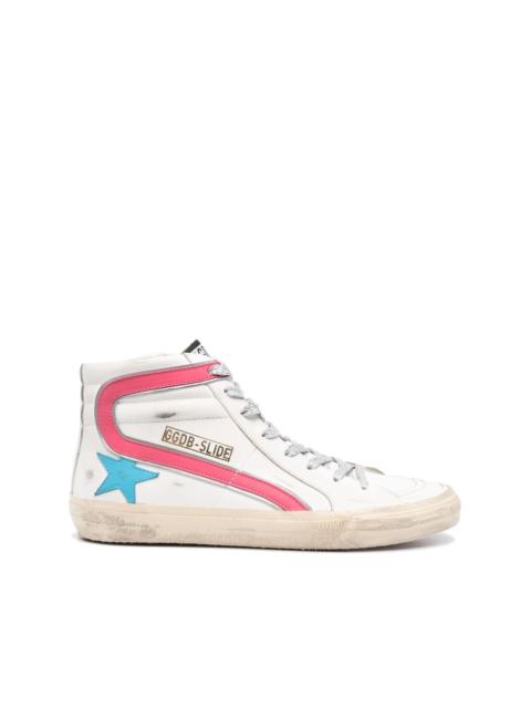 Slide high-top sneakers