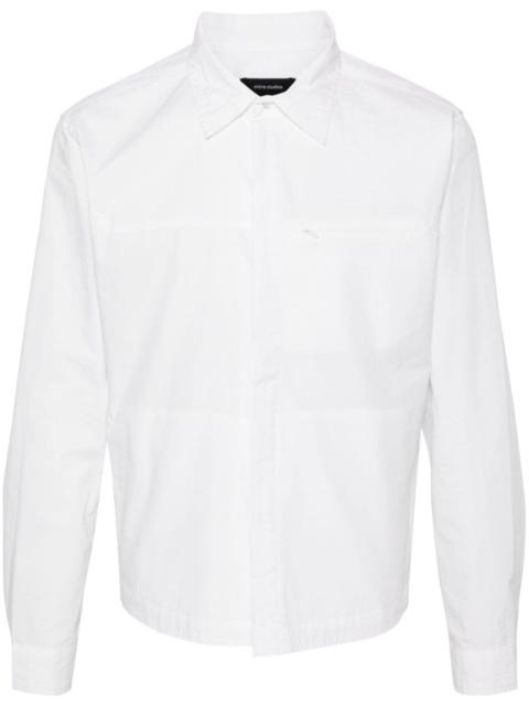 classic-collar cotton shirt