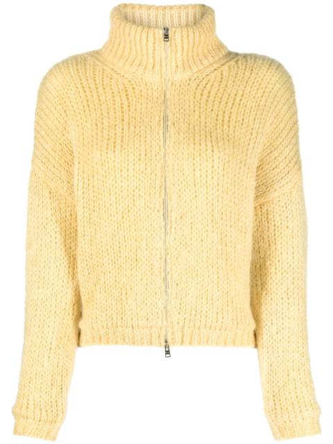 mohair-blend cardigan