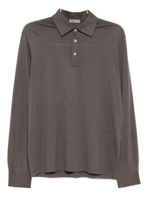 long-sleeve polo shirt