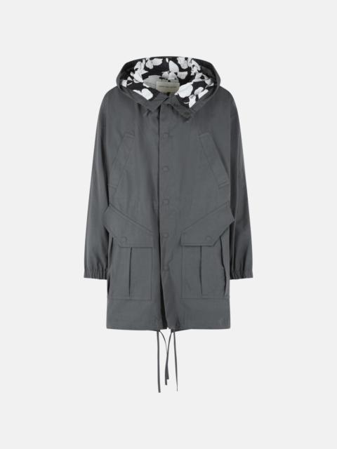 'VOXER' GREY COTTON PARKA