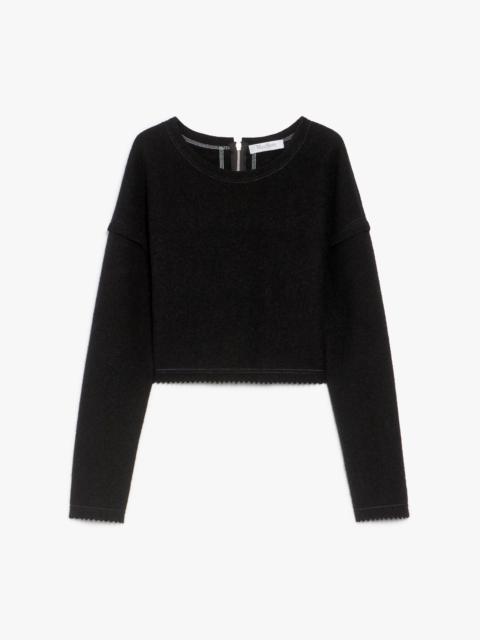 CRESPO Wool and cashmere cropped jumper